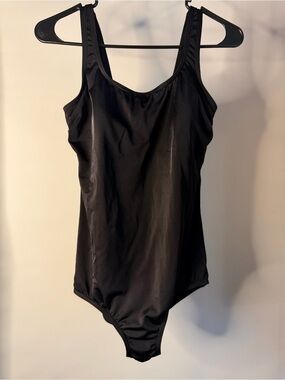 Lands' End Black Girls' One-Piece Swim Suit